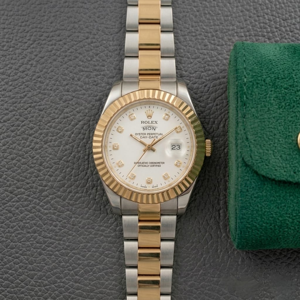 Prestige Two-Tone Day & Date Watch