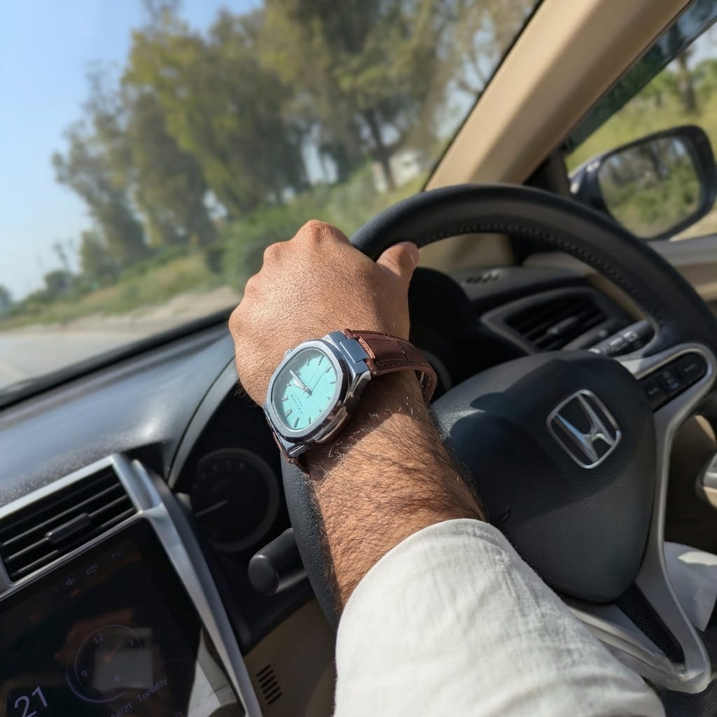 Signature Premium Brown Leather Watch