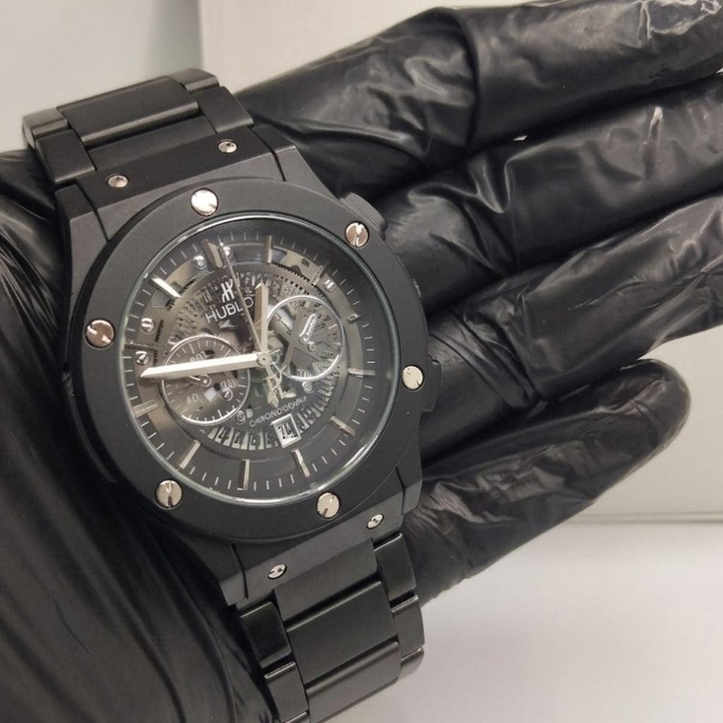 Black Phantom Chronograph – Full Black Heavy Metal Edition