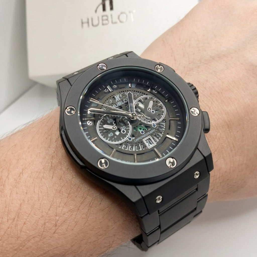 Black Phantom Chronograph – Full Black Heavy Metal Edition