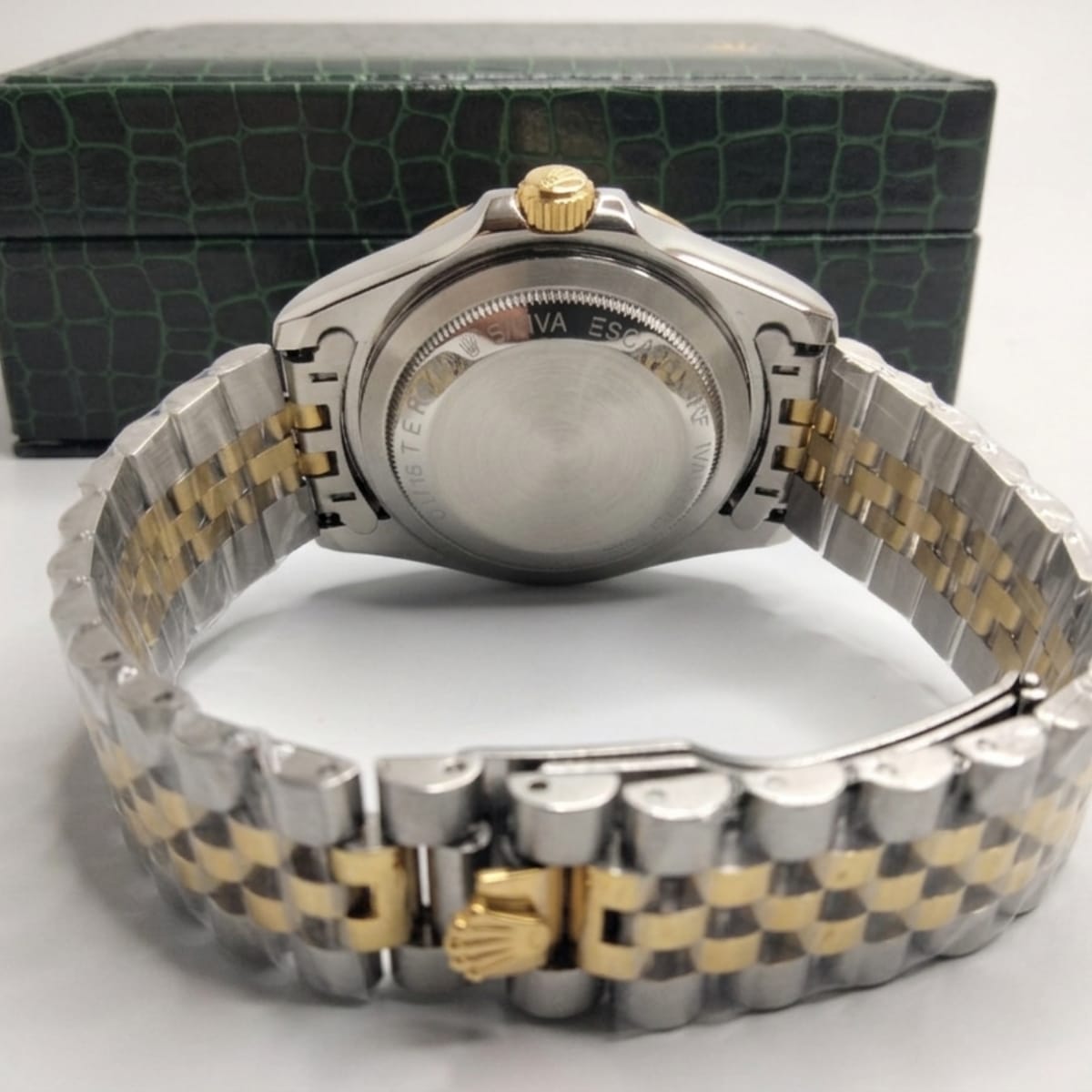 Prestige Two-Tone Black Dial Watch