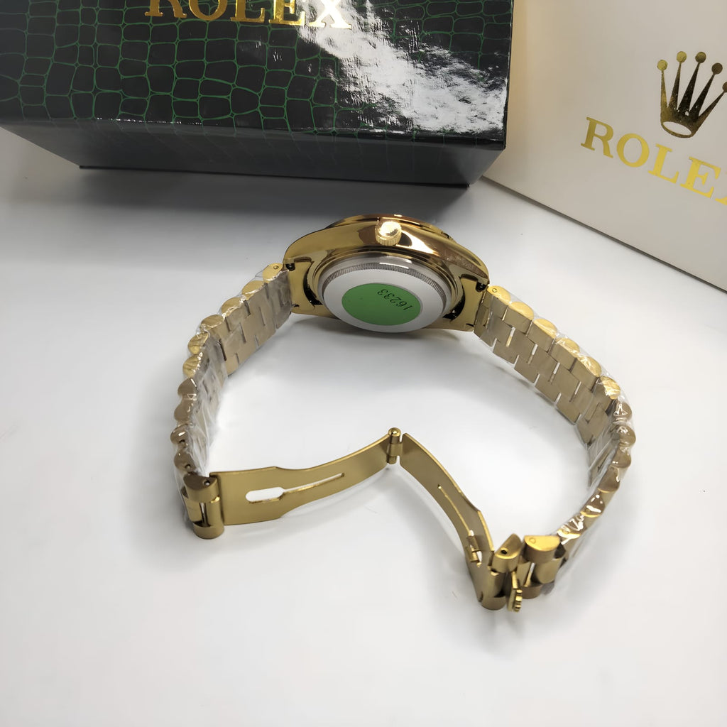 Gold Classic Stainless Steel Watch | Premium Edition