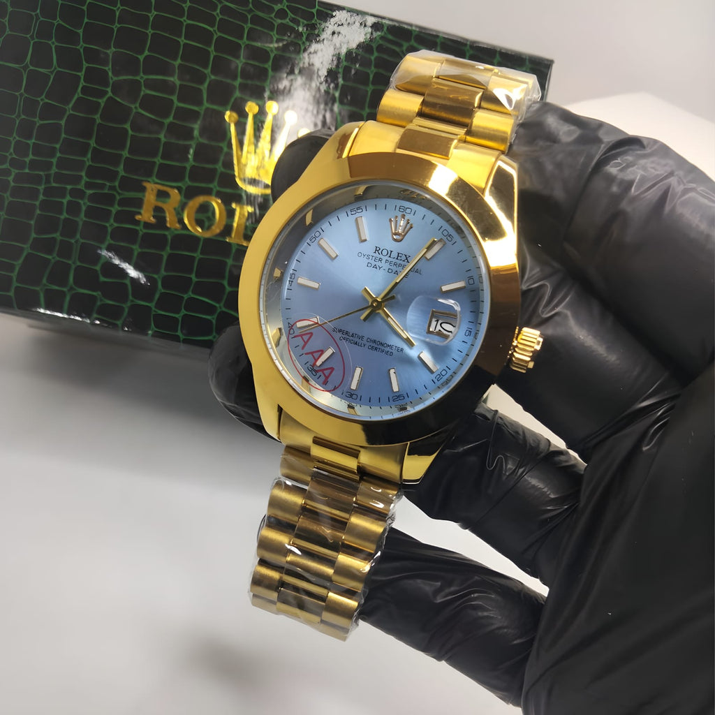 Gold Classic Stainless Steel Watch | Premium Edition