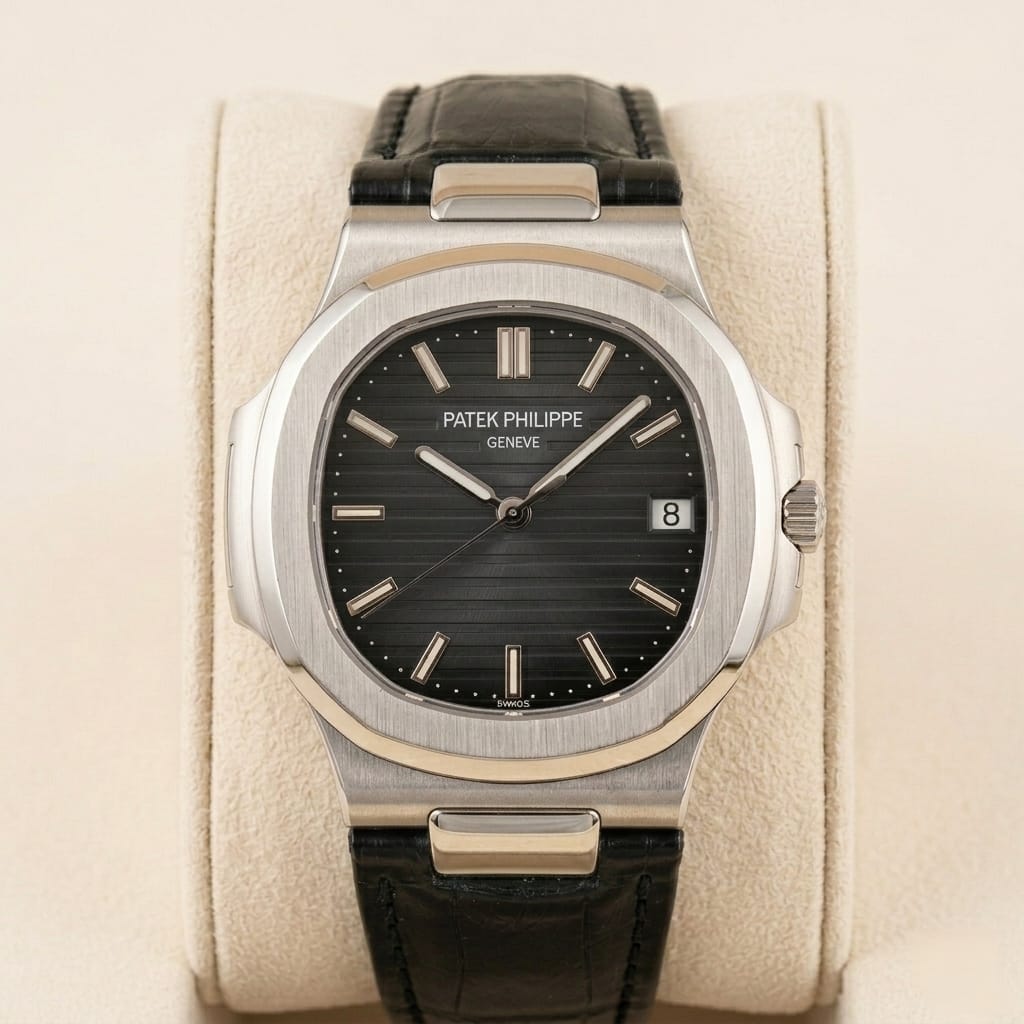 Signature Premium Black Leather Watch