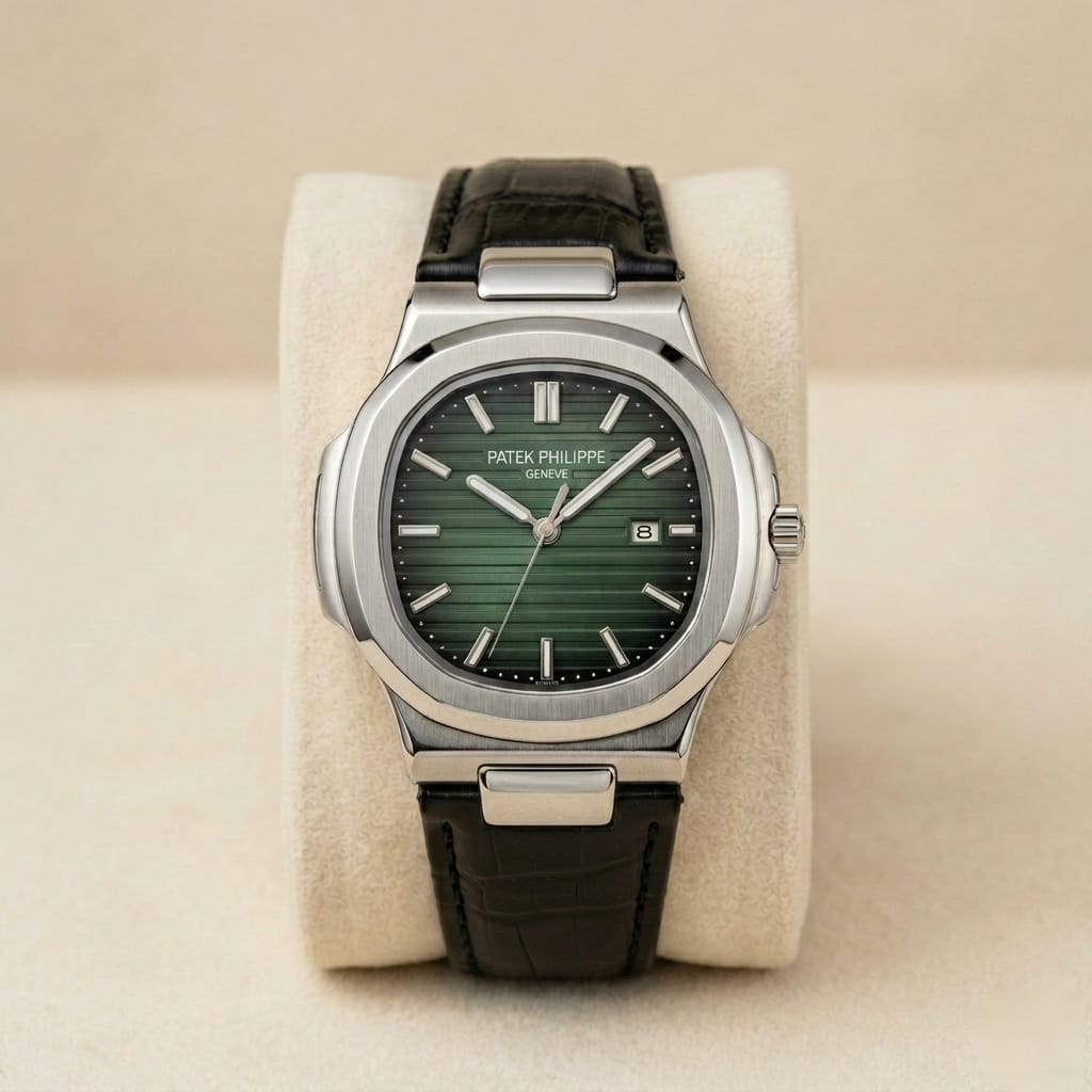 Signature Premium Black Leather Watch