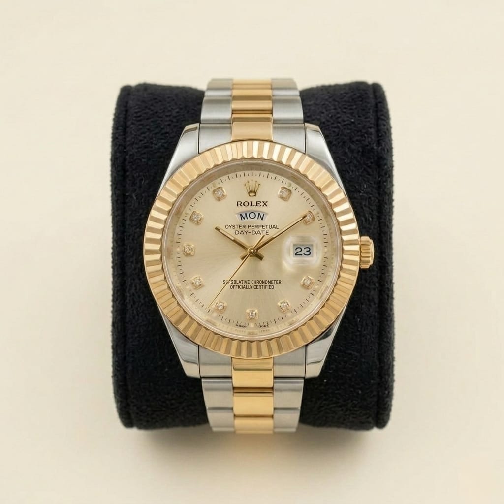 Prestige Two-Tone Day & Date Watch