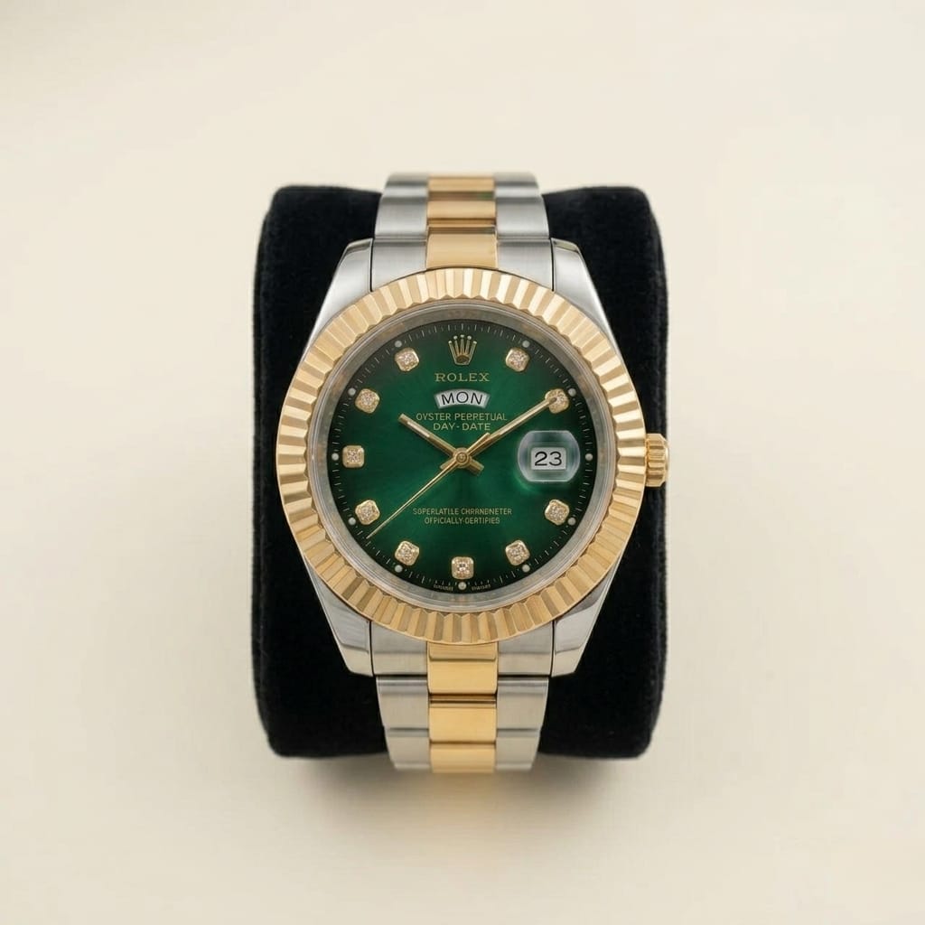 Prestige Two-Tone Day & Date Watch