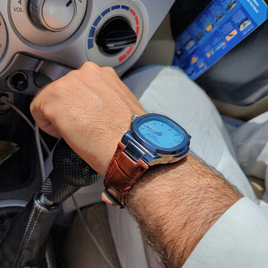 Signature Premium Brown Leather Watch