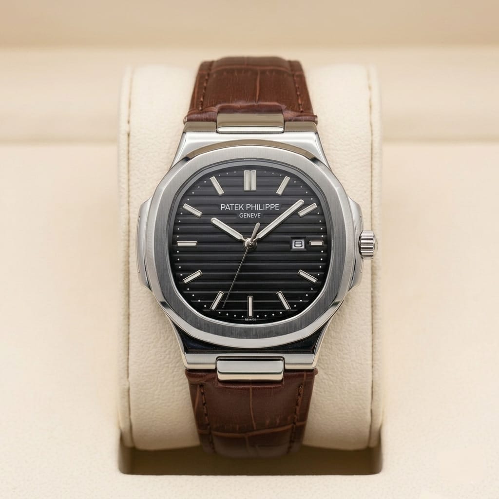 Signature Premium Brown Leather Watch