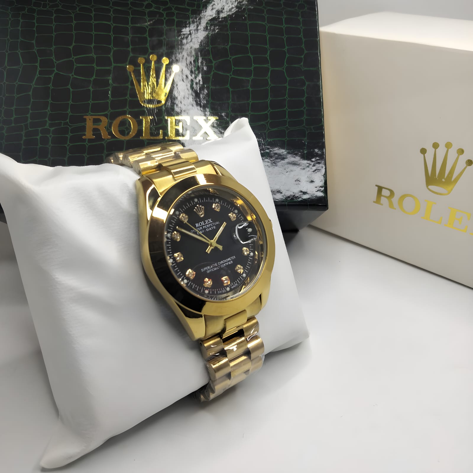 Gold Classic Stainless Steel Watch | Premium Edition